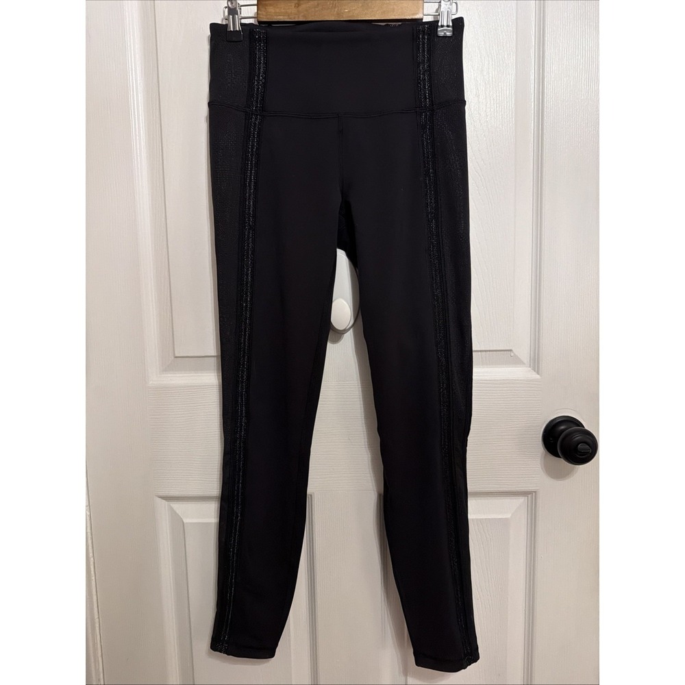 Lululemon Power Lines Pant *28" in Black/Meisai Ice Grey Size 8